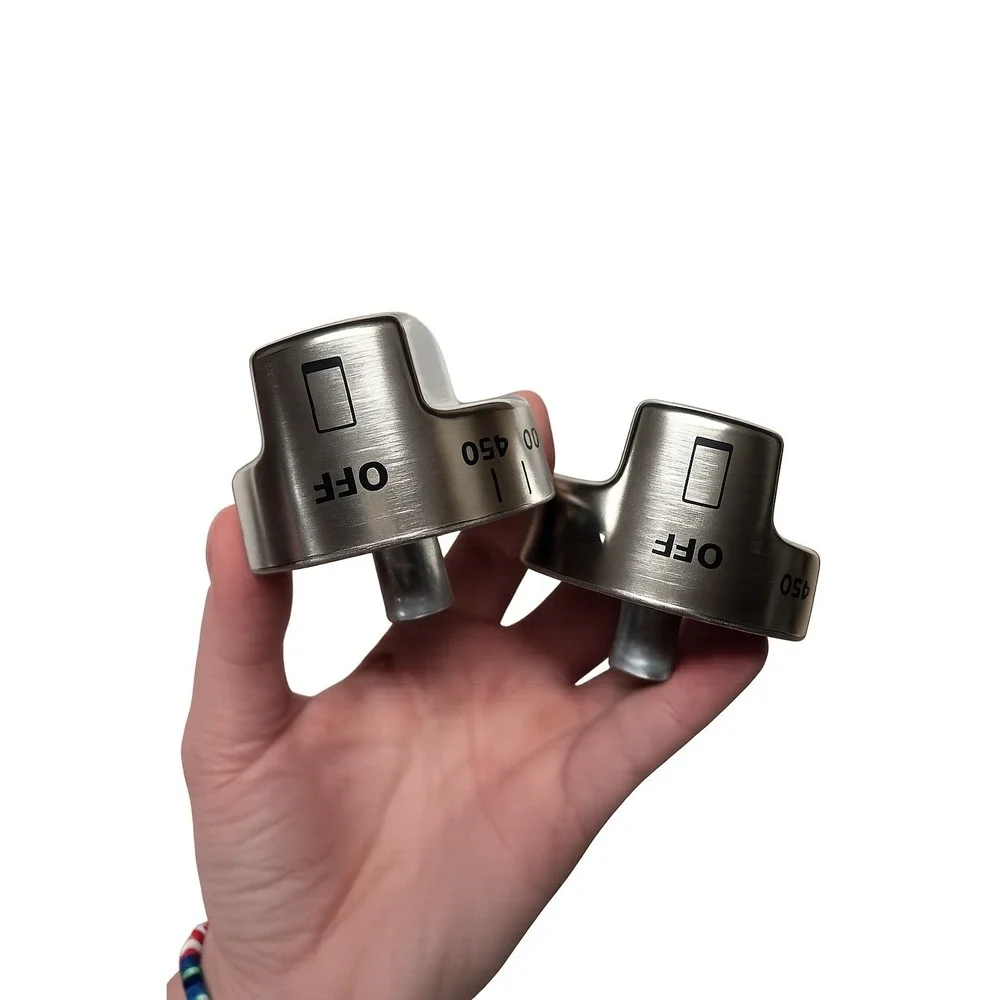 Wolf Stainless Steel‎ Knob Kit, SRT 820491 Full 9 Piece Set